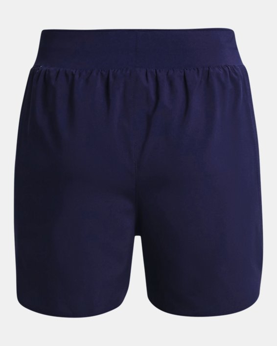 Women's UA Softball 2-in-1 Shorts, Blue, pdpMainDesktop image number 3